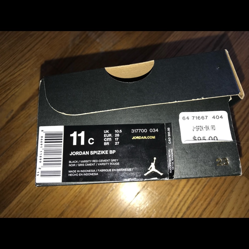 Jordan size 11